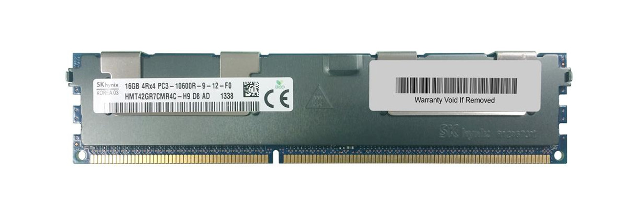 HMT42GR7CMR4C-H9D8 Hynix 16GB PC3-10600 DDR3-1333MHz ECC Registered CL9 240-Pin DIMM Quad Rank Memory Module