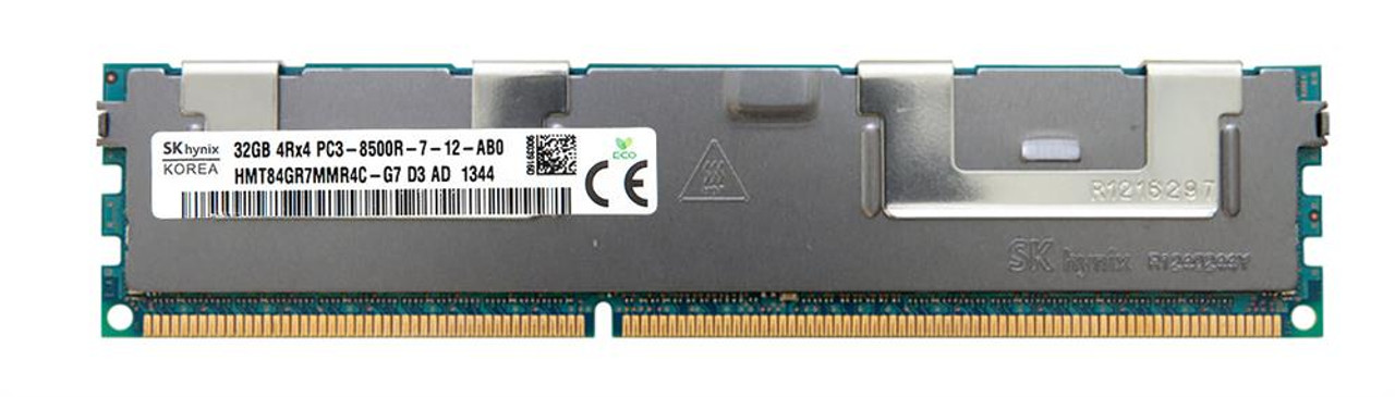 HMT84GR7MMR4C-G7D3-AD Hynix 32GB PC3-8500 DDR3-1066MHz ECC Registered CL7 240-Pin DIMM Quad Rank Memory Module