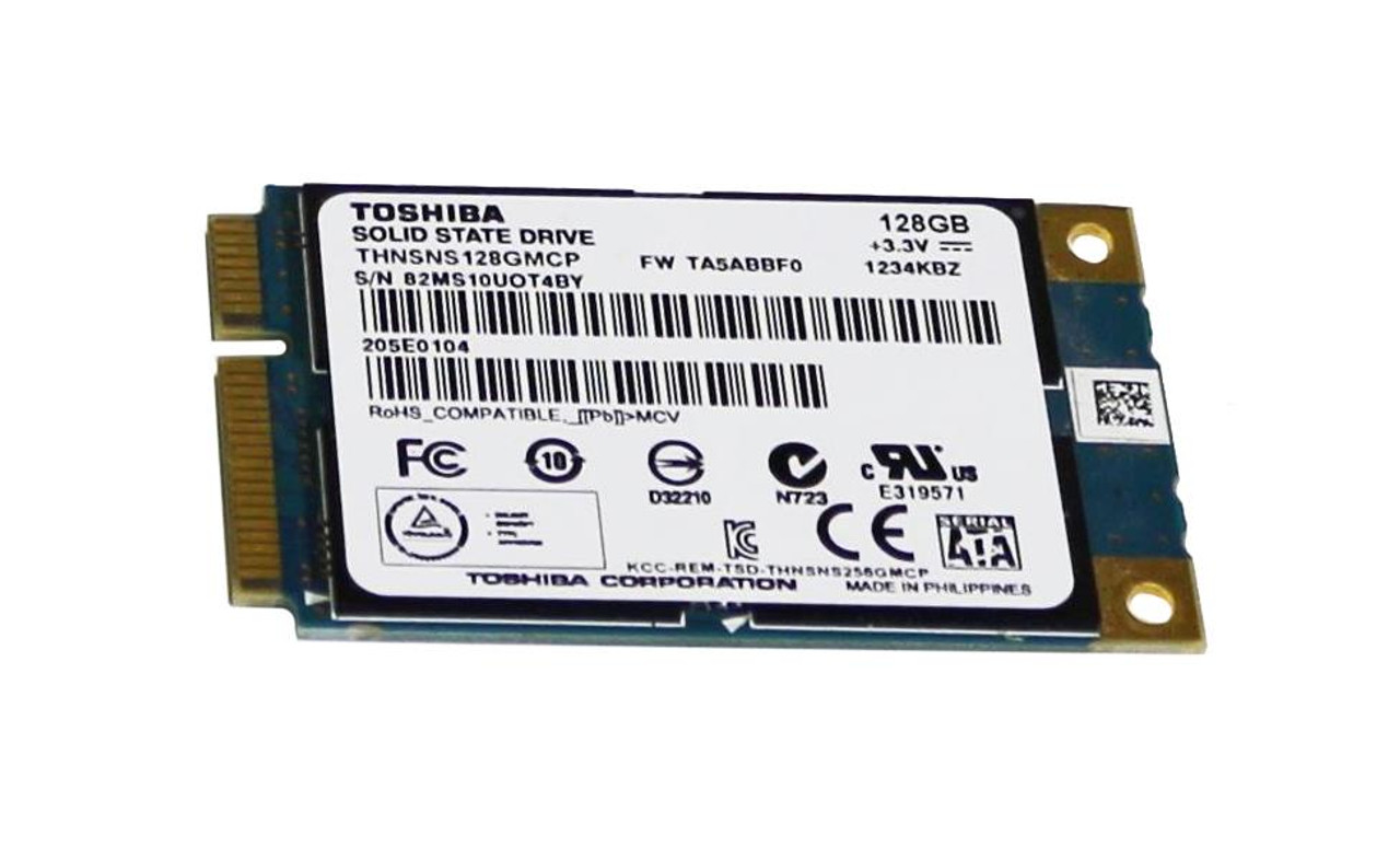 THNSNS128GMCP Toshiba 128GB MLC SATA 6Gbps mSATA Internal Solid State Drive  (SSD)