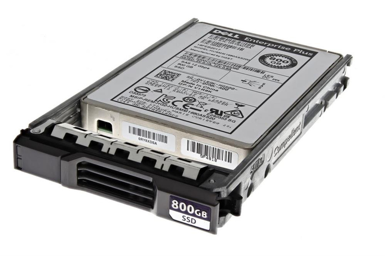 V1R9K Dell 800GB MLC SAS 12Gbps Mainstream Endurance 2.5-inch Internal Solid State Drive (SSD)