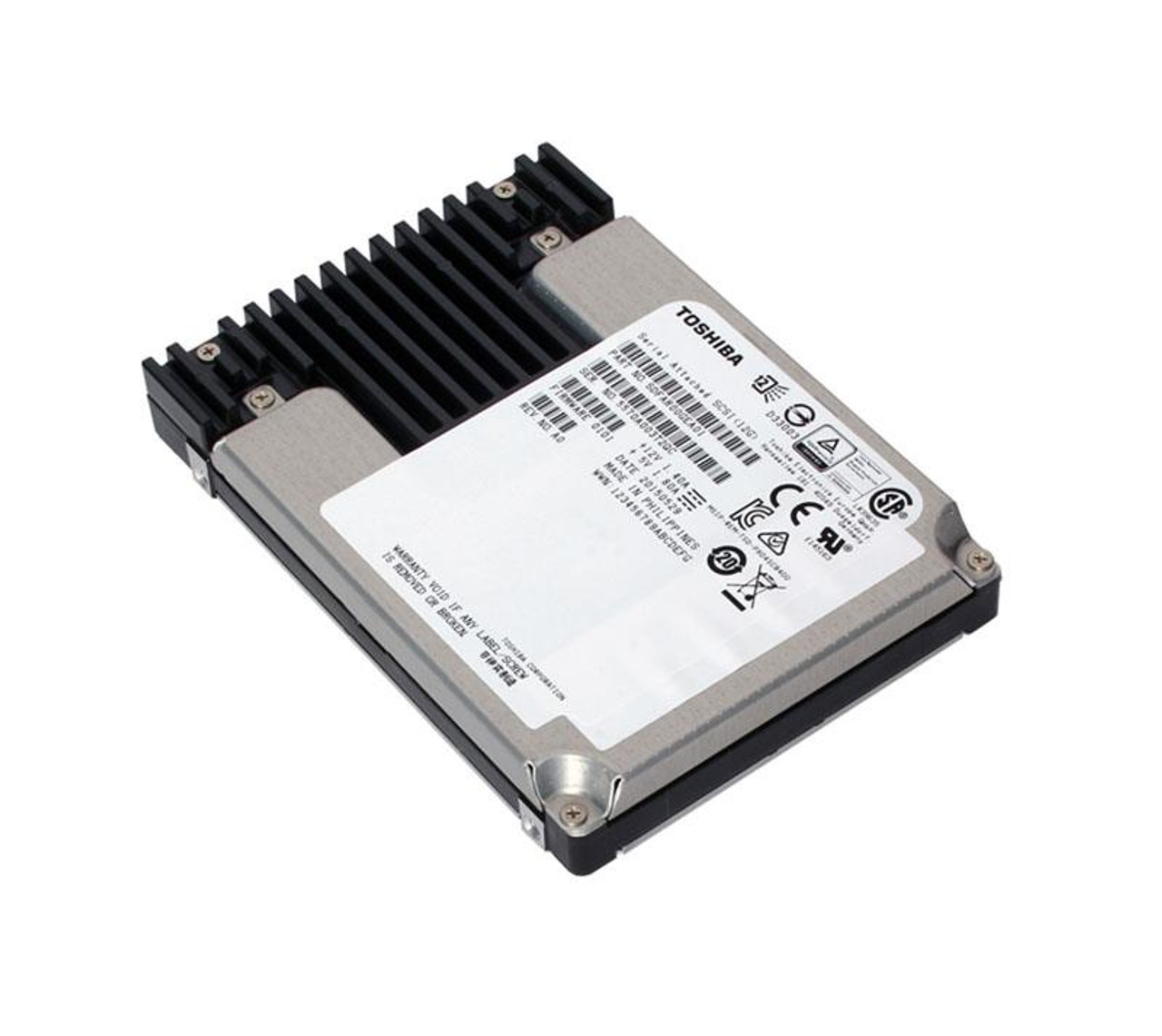 PX05SVQ096B Toshiba Enterprise 960GB MLC SAS 12Gbps Mixed Use (SED FIPS 140-2 / PLP) 2.5-inch Internal Solid State Drive (SSD)