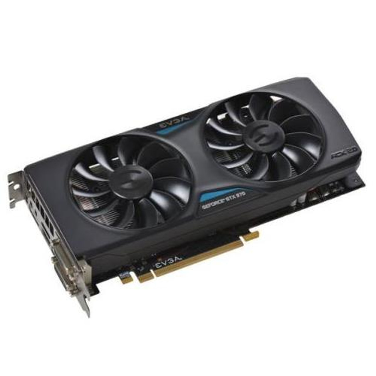 04G-P4-2972-KR EVGA GeForce GTX 970 4GB GDDR5 256-bit PCI Express 3.0 x16 DVI/ HDMI/ DisplayPort Video Graphics Card with ACX Cooler