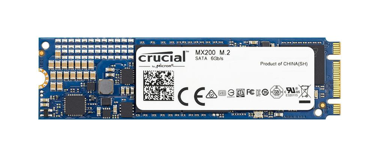 CT10001562 Crucial MX200 Series 500GB MLC SATA 6Gbps M.2 2280 Internal Solid State Drive (SSD) for Dell Latitude 12