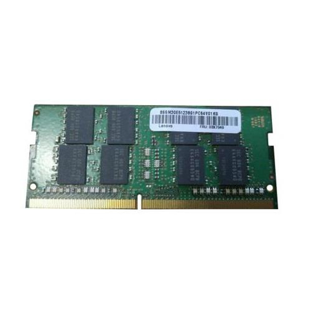 03X7049 Lenovo 8GB PC4-17000 DDR4-2133MHz non-ECC Unbuffered CL15 260-Pin SoDimm 1.2V Dual Rank Memory Module