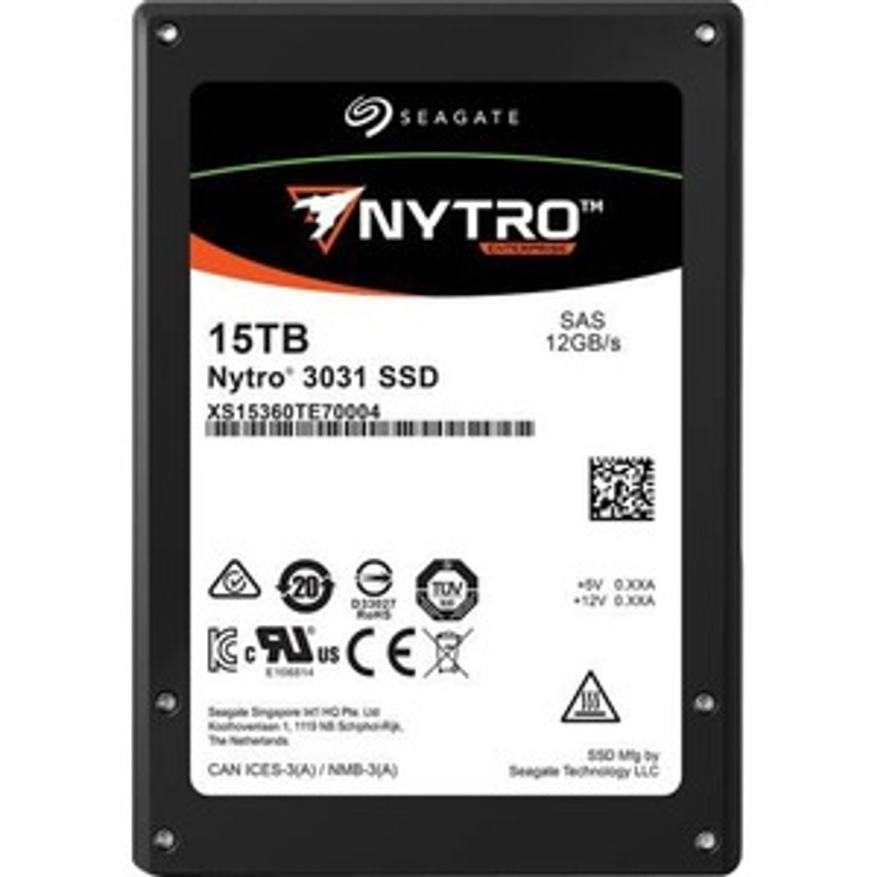 XS3200ME70024-05PK Seagate Nytro 3731 Series 3.2TB eTLC SAS 12Gbps Write Intensive (SED-FIPS 140-2) 2.5-inch Internal Solid State Drive (SSD) (5-Pack)