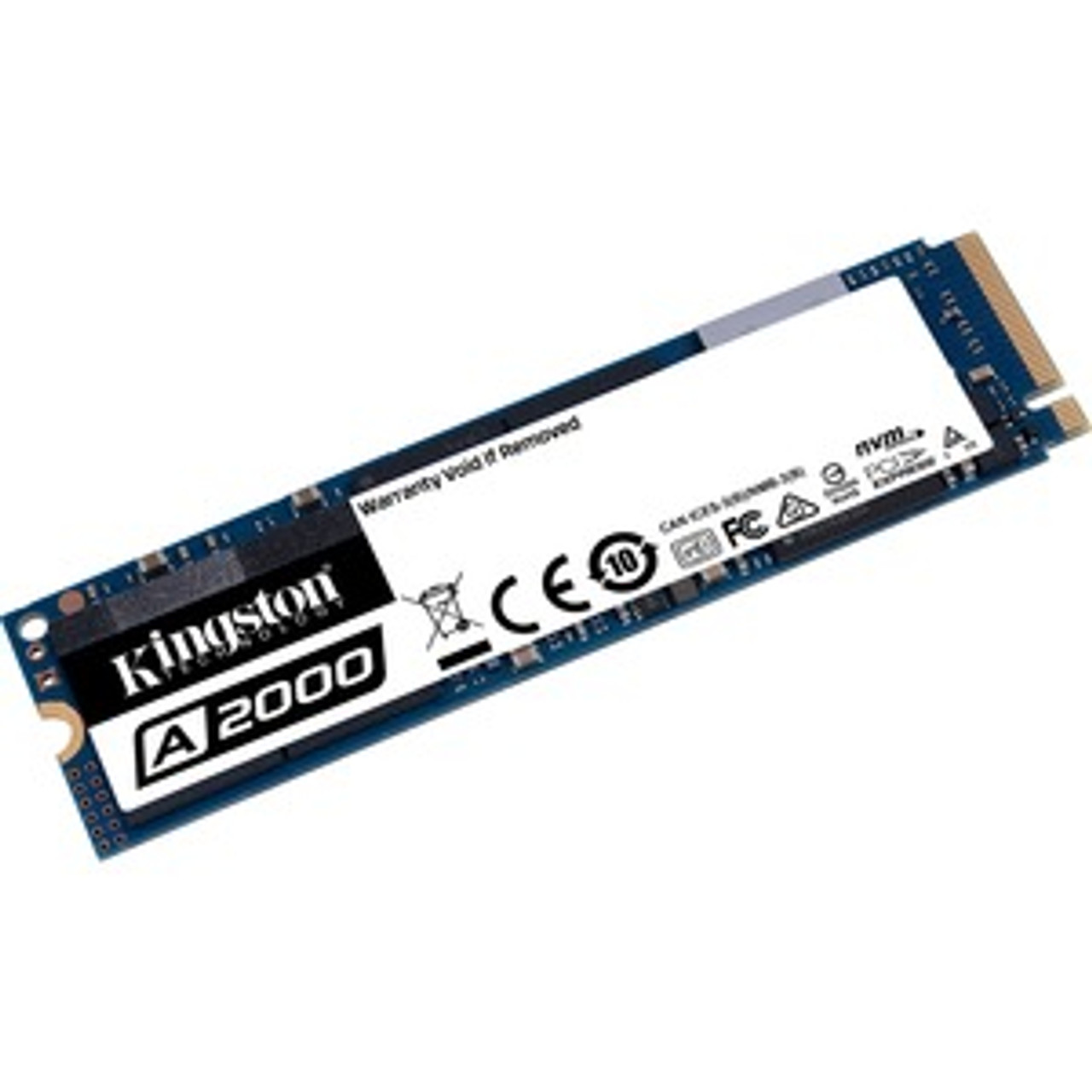 SA2000M8/250GBK Kingston A2000 250GB TLC PCI Express 3.0 x4 NVMe M.2 2280 Internal Solid State Drive (SSD)