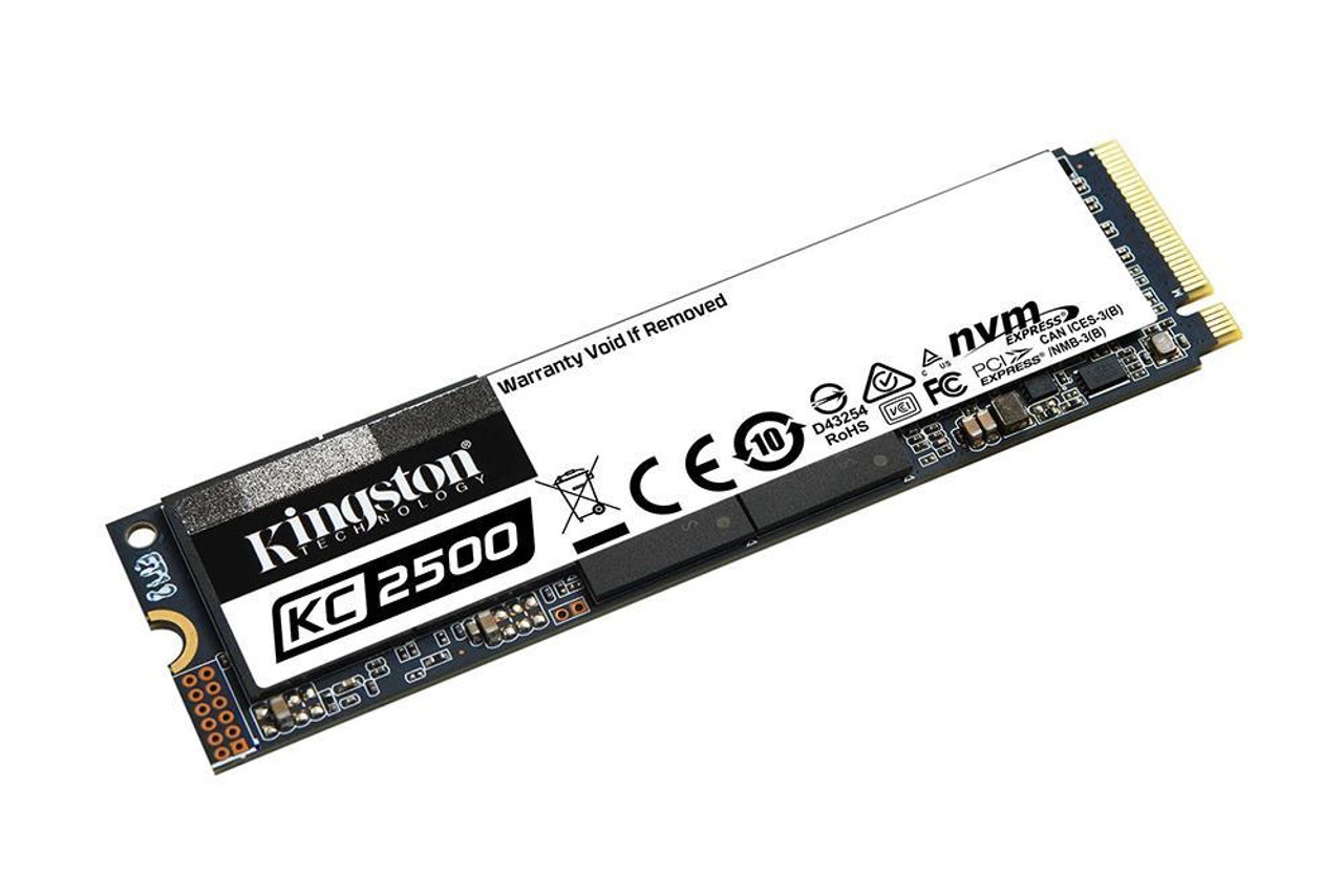 SKC2500M8/500GBK Kingston KC2500 500GB TLC PCI Express 3.0 x4 NVMe M.2 2280 Internal Solid State Drive (SSD)