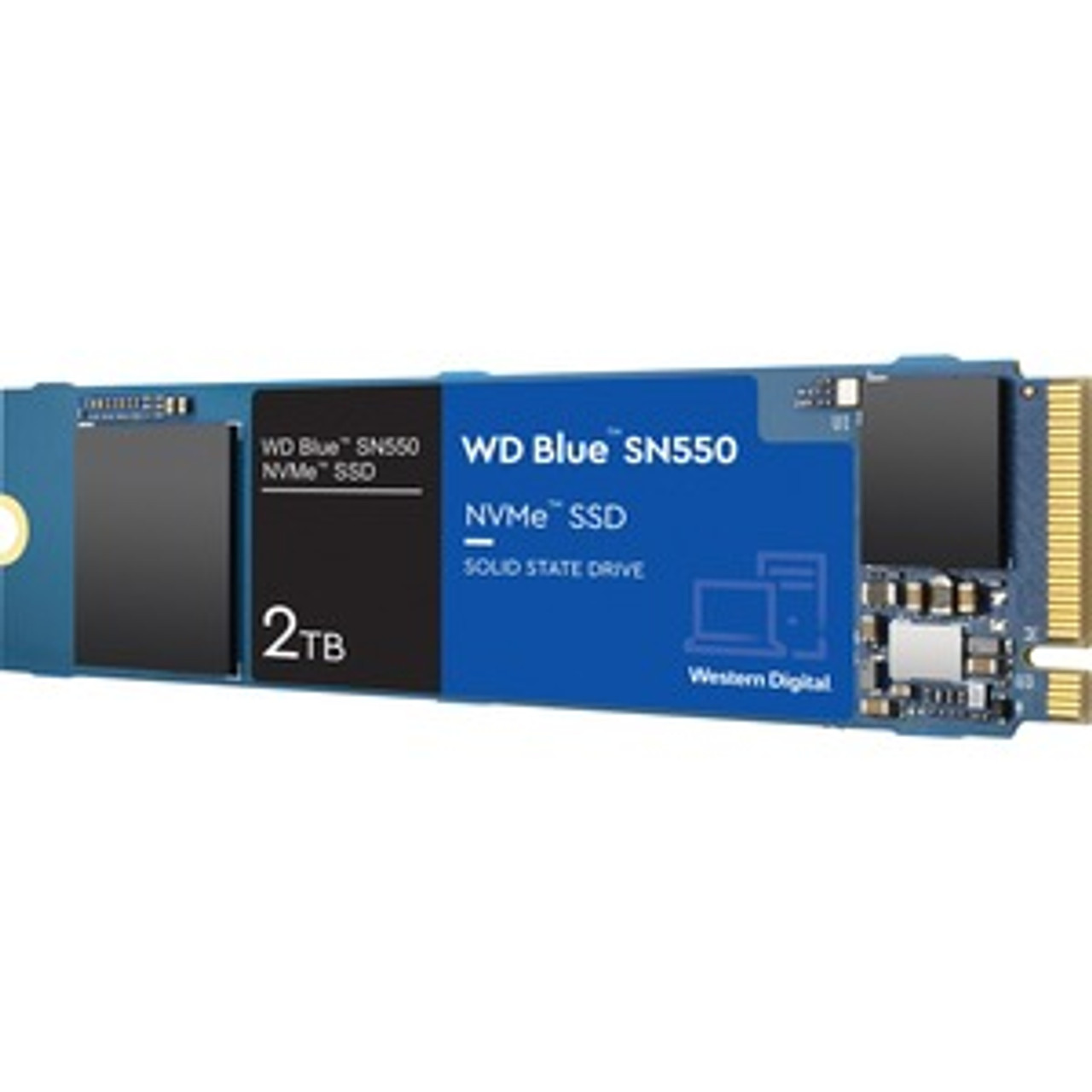 WDS200T2B0C Western Digital Blue SN550 2TB TLC PCI Express 3.0 x4 NVMe M.2 2280 Internal Solid State Drive (SSD)