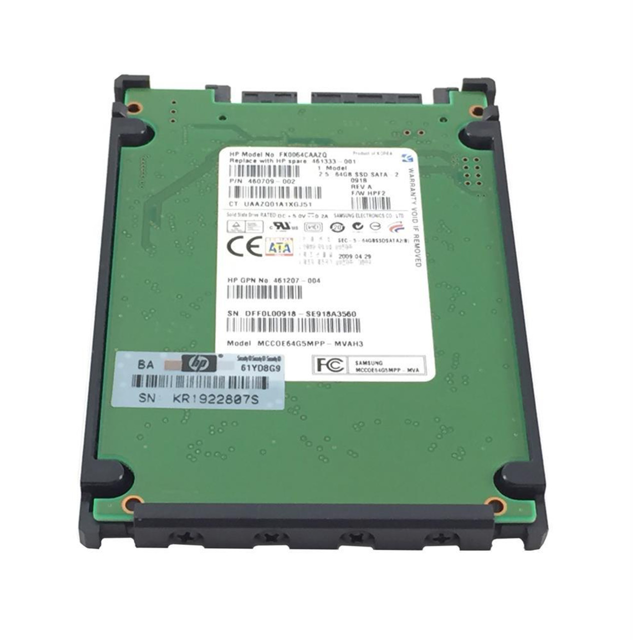 461207004 HPE 64GB SATA 3Gbps 2.5-inch Internal Solid State Drive (SSD)