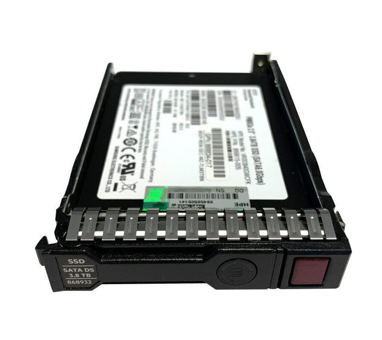 P00896-H21 HPE 3.84TB SATA 6Gbps Mixed Use 2.5-inch Internal Solid State Drive (SSD) with Smart Carrier