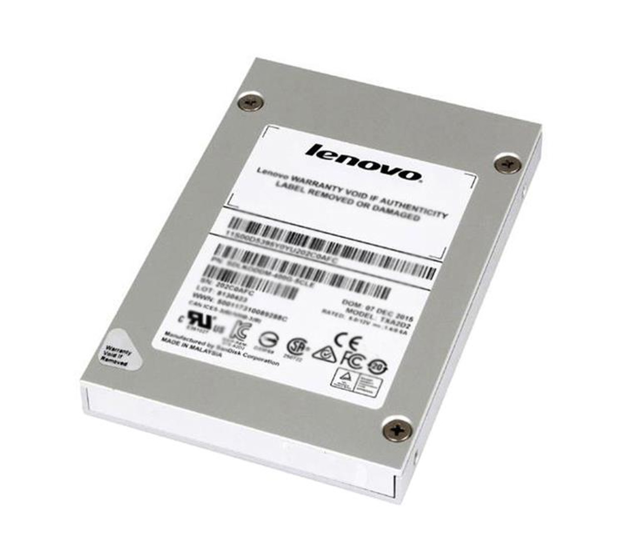 00XH247 Lenovo 480GB SATA 6Gbps Hot Swap 2.5-inch Internal Solid State Drive (SSD) for ThinkServer TS460