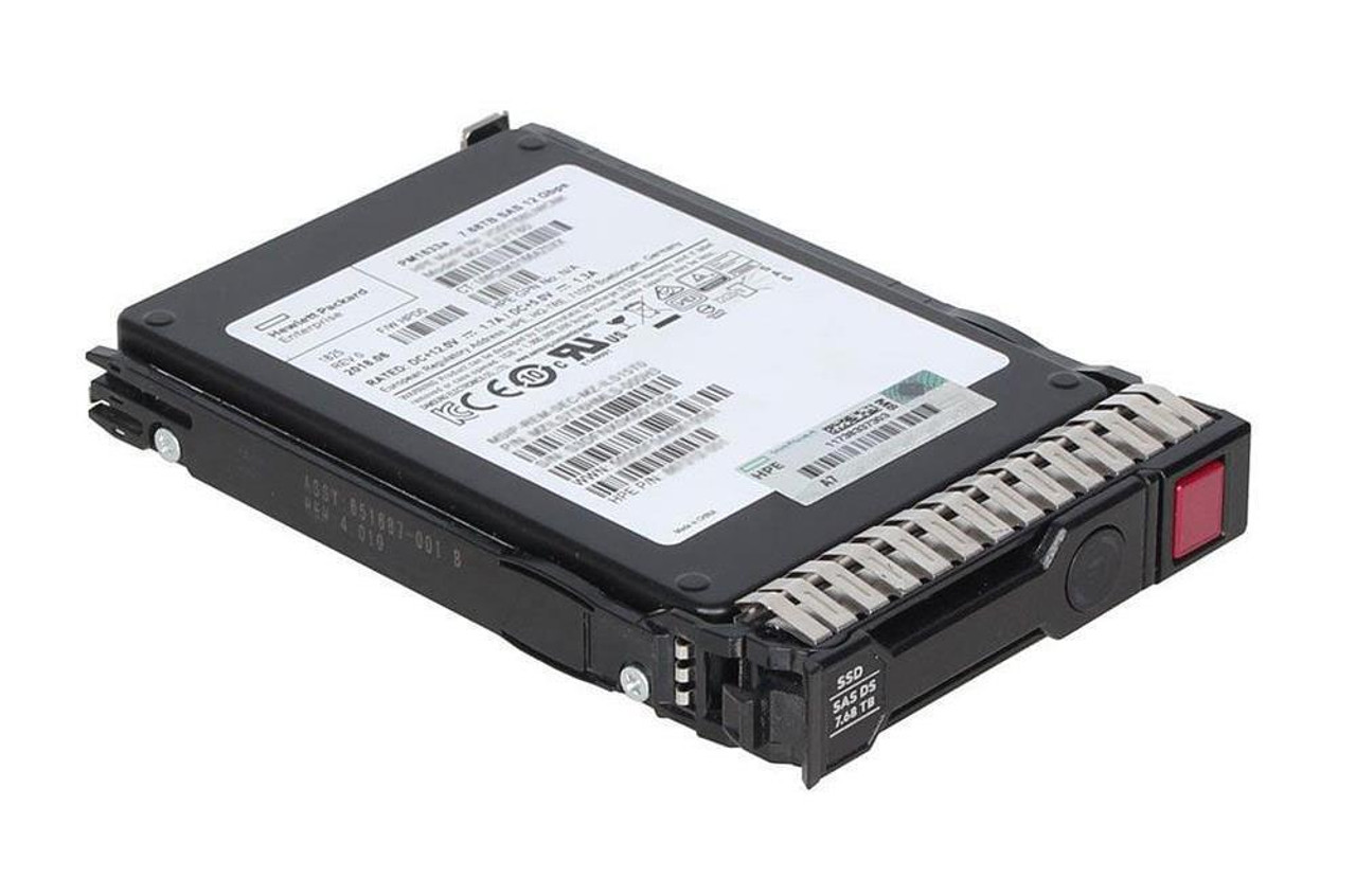 P03483-005 HPE 7.68TB SATA 6Gbps Read Intensive 2.5-inch Internal Solid State Drive (SSD) with Smart Carrier