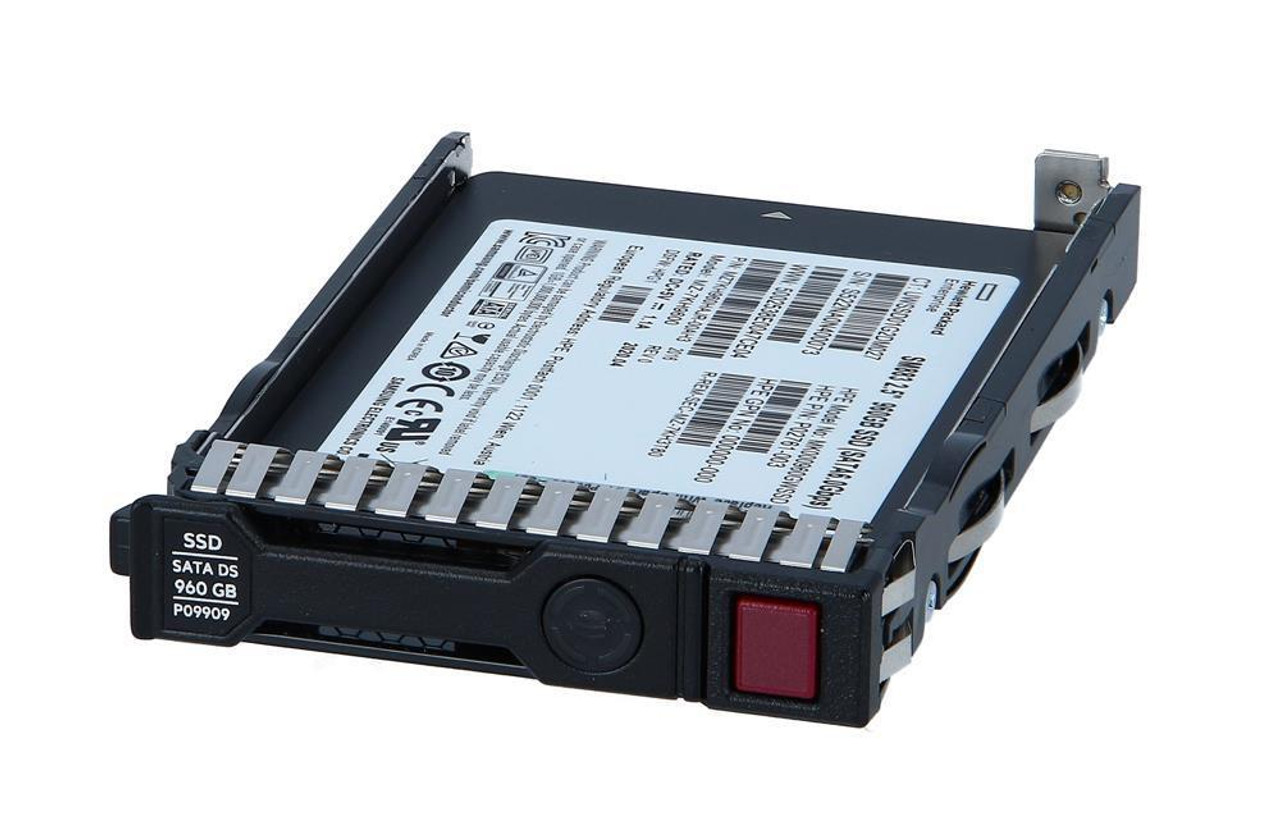 P09716-H21#0D1 HPE 960GB SATA 6Gbps Mixed Use 2.5-inch Internal Solid State Drive (SSD) with Smart Carrier