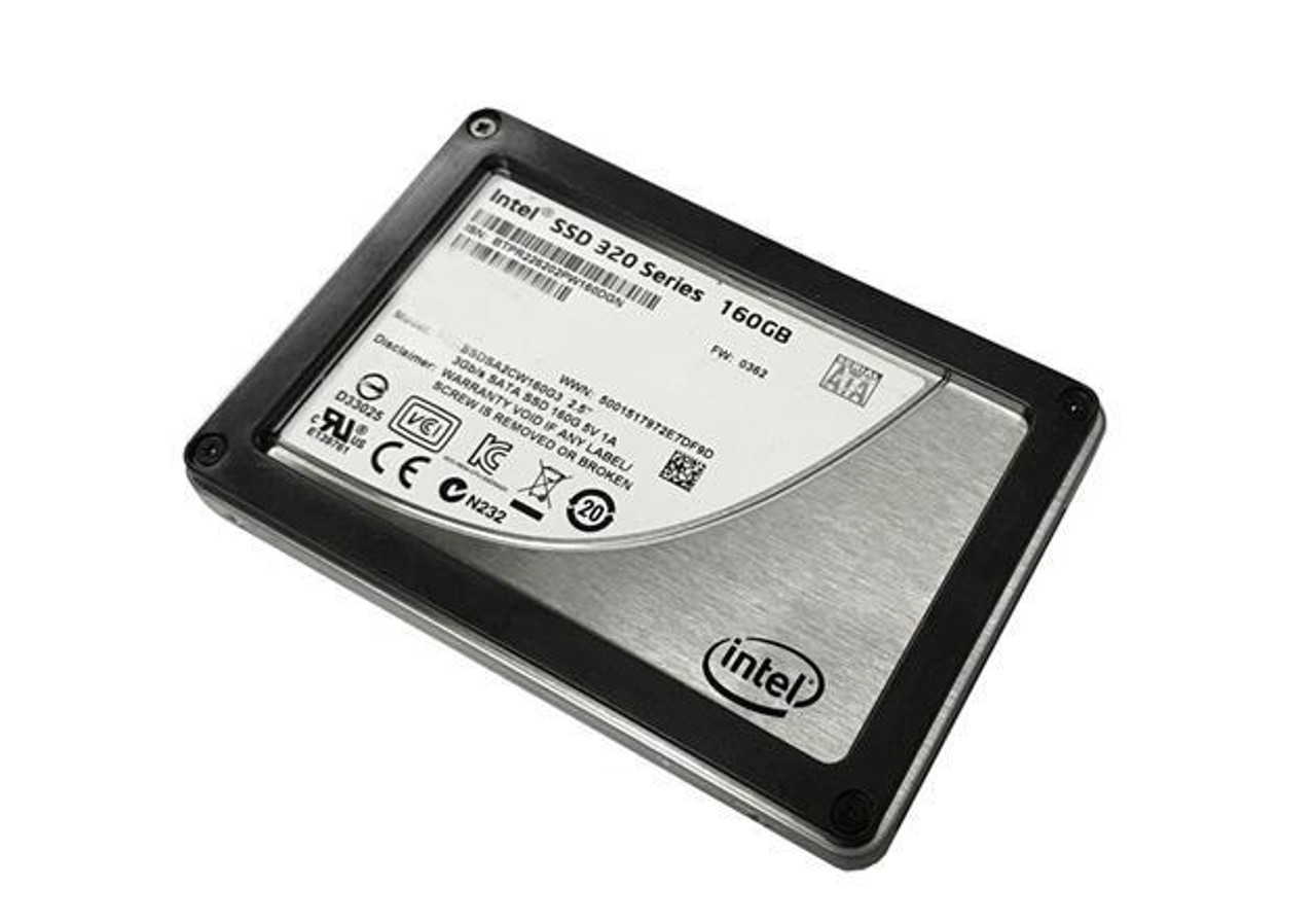 SSDSA2BZ160G3 Intel 320 Series 160GB MLC SATA 3Gbps 2.5-inch Internal Solid State Drive (SSD)