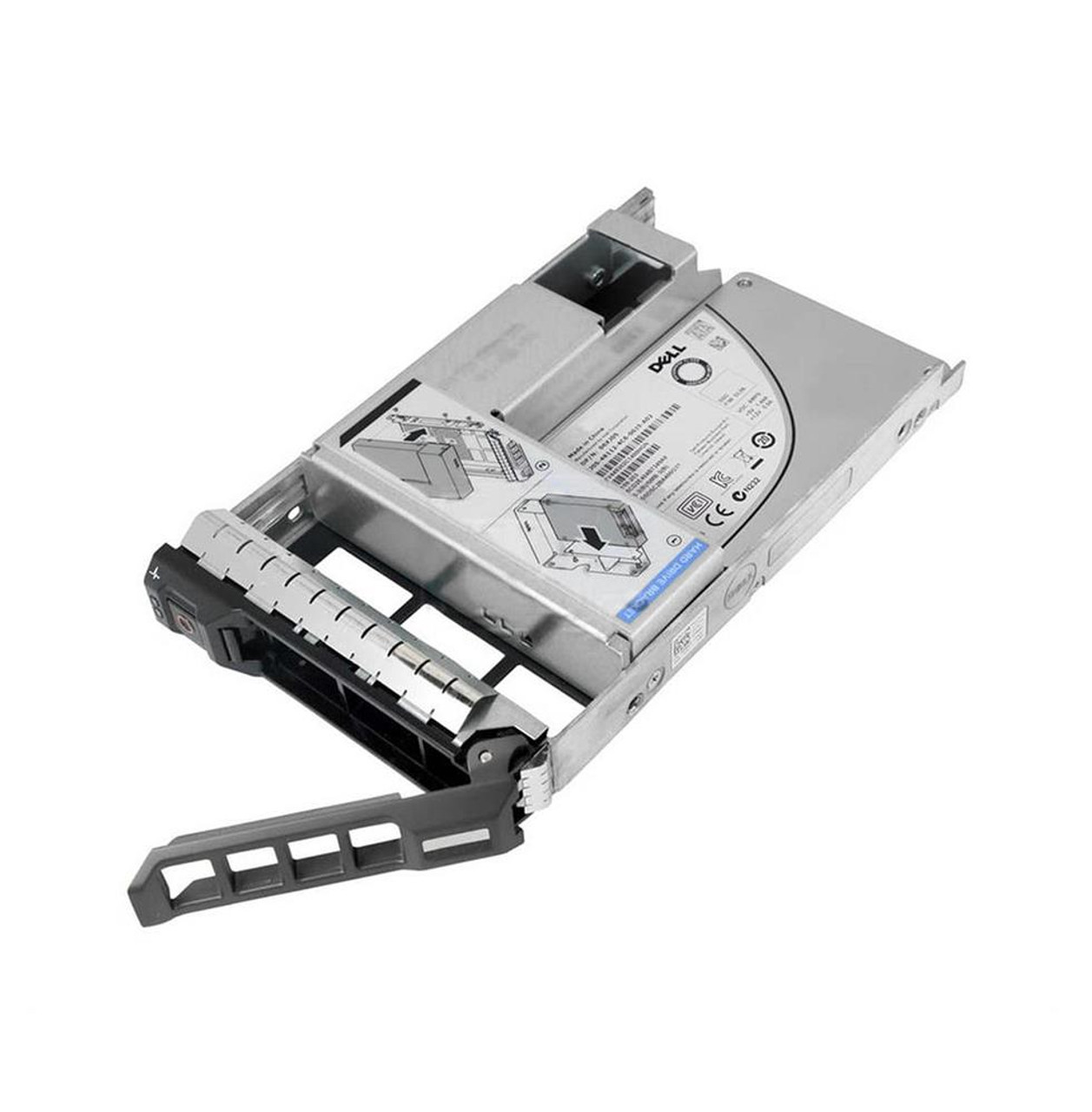 401-ABBR Dell 3.84TB MLC SAS 12Gbps Read Intensive 2.5-inch Internal Solid State Drive (SSD) with 3.5-inch Hybrid Carrier