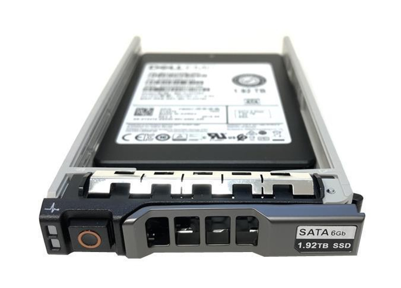 0C1K4F Dell 1.92TB SATA 6Gbps 512e Self-Encrypting Mixed Use 2.5-inch Internal Solid State Drive (SSD) with 3.5-inch Hybrid Carrier