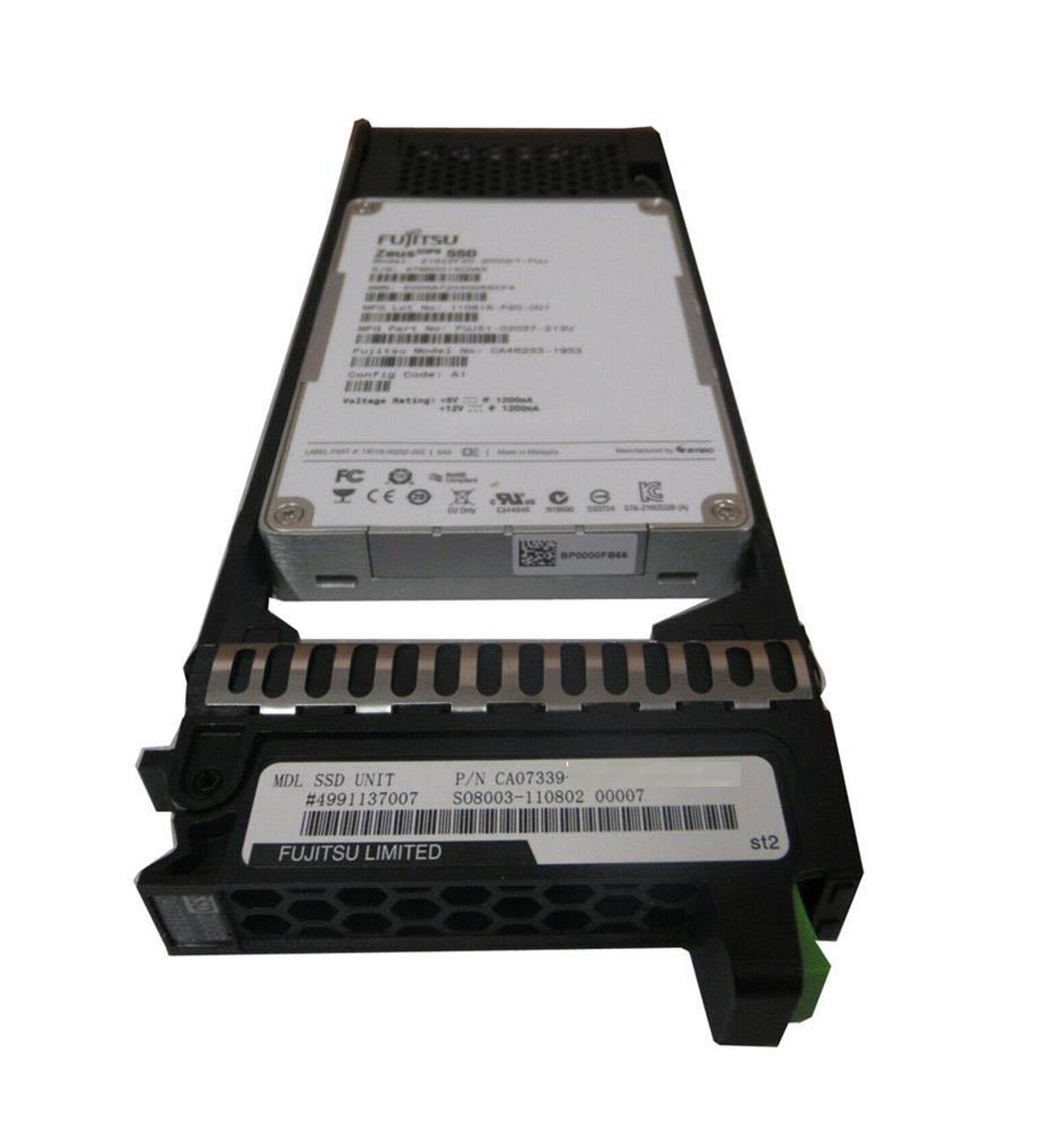 CA07339-E707 Fujitsu 200GB SAS 2.5-inch Internal Solid State Drive (SSD) for DX S2
