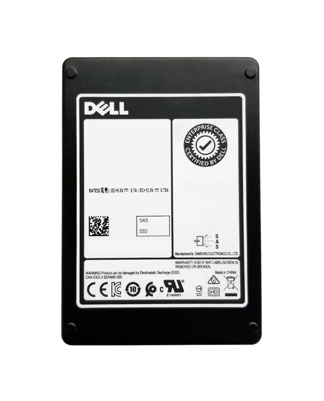 400-BBOR Dell 960GB SAS 12Gbps Read Intensive 2.5-inch Internal Solid State Drive (SSD)