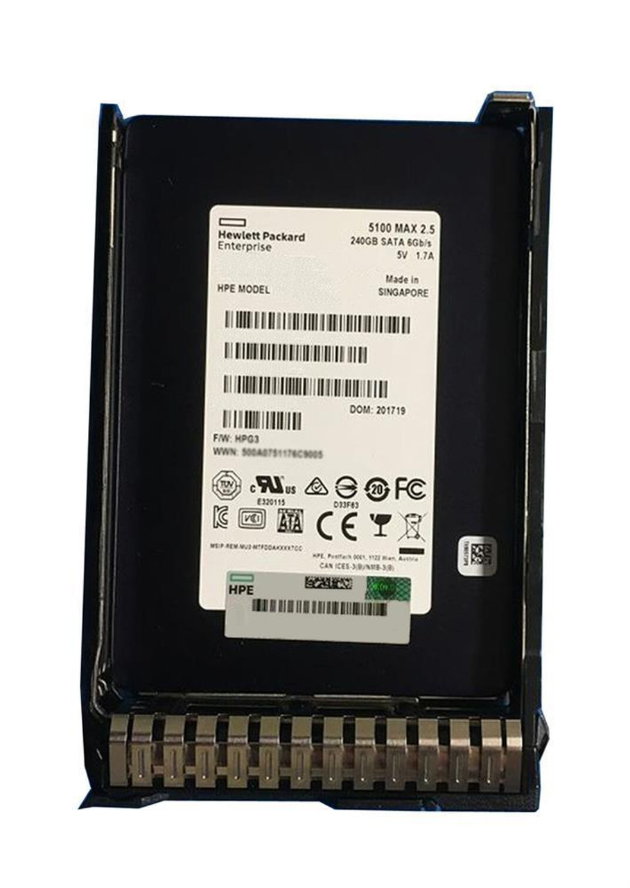 P05924-B21#0D1 HPE 240GB SATA 6Gbps Read Intensive 2.5-inch Internal Solid State Drive (SSD) with Smart Carrier