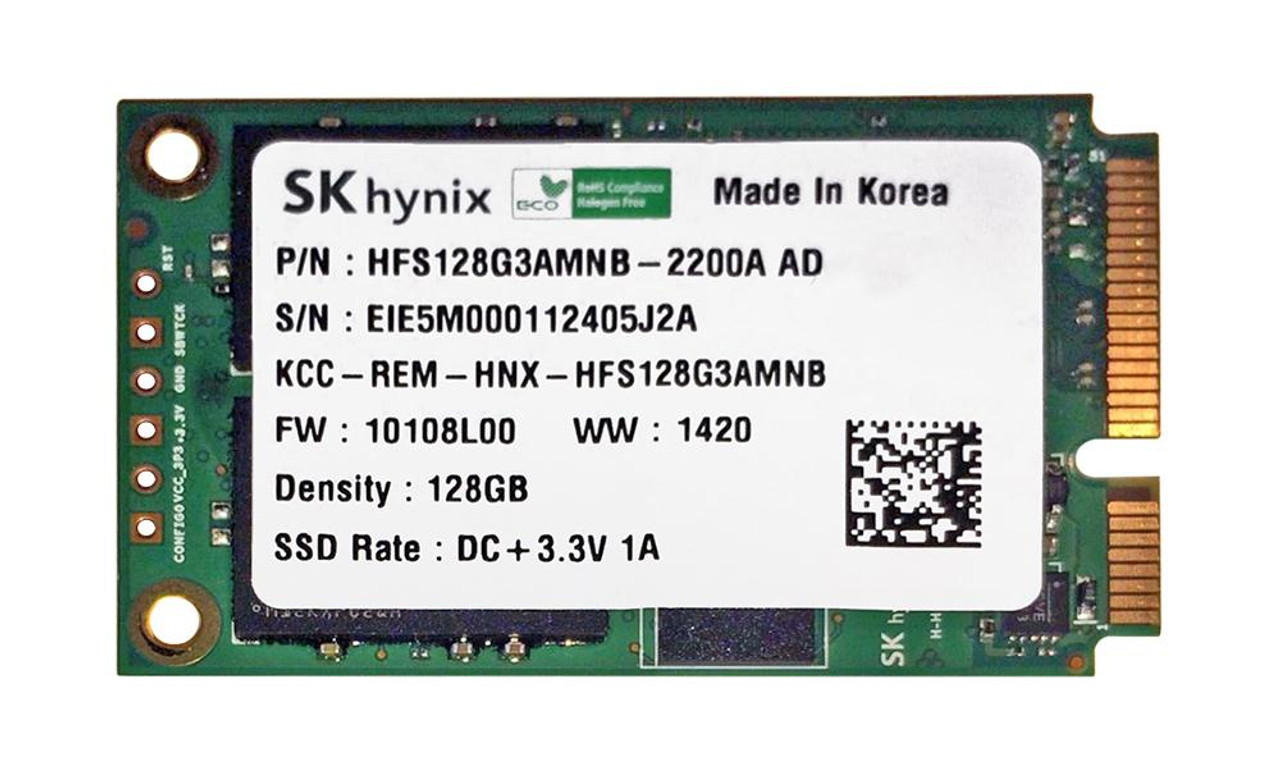 HFS128G3AMNB-2200A Hynix SH920 128GB MLC SATA 6Gbps mSATA Internal Solid State Drive (SSD)