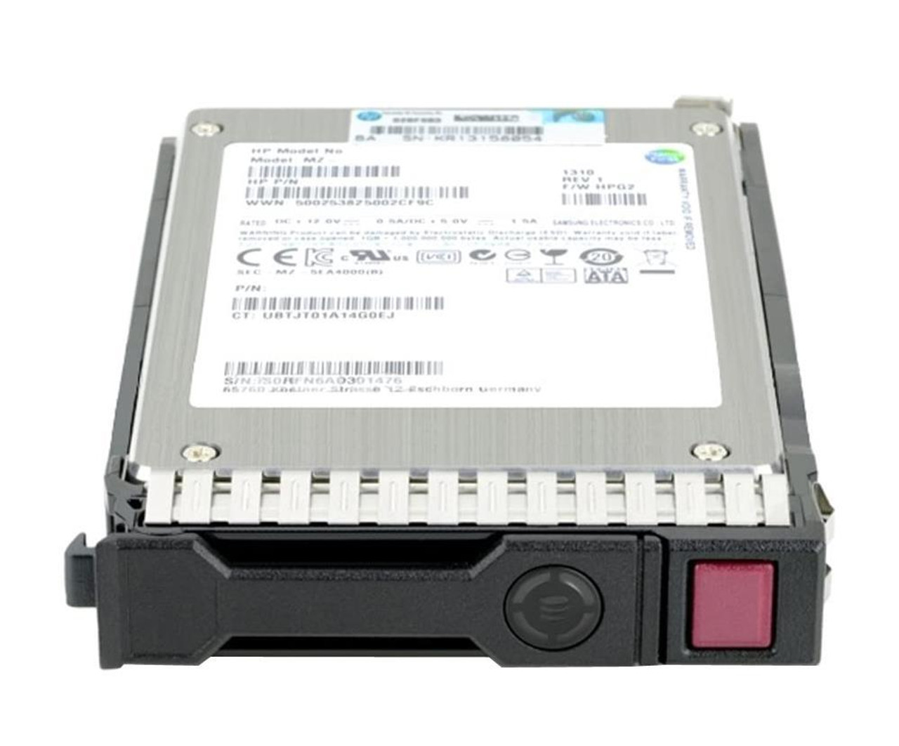P04541-H21#0D1 HPE 400GB SAS 12Gbps 2.5-inch Internal Solid State Drive (SSD) with Smart Carrier