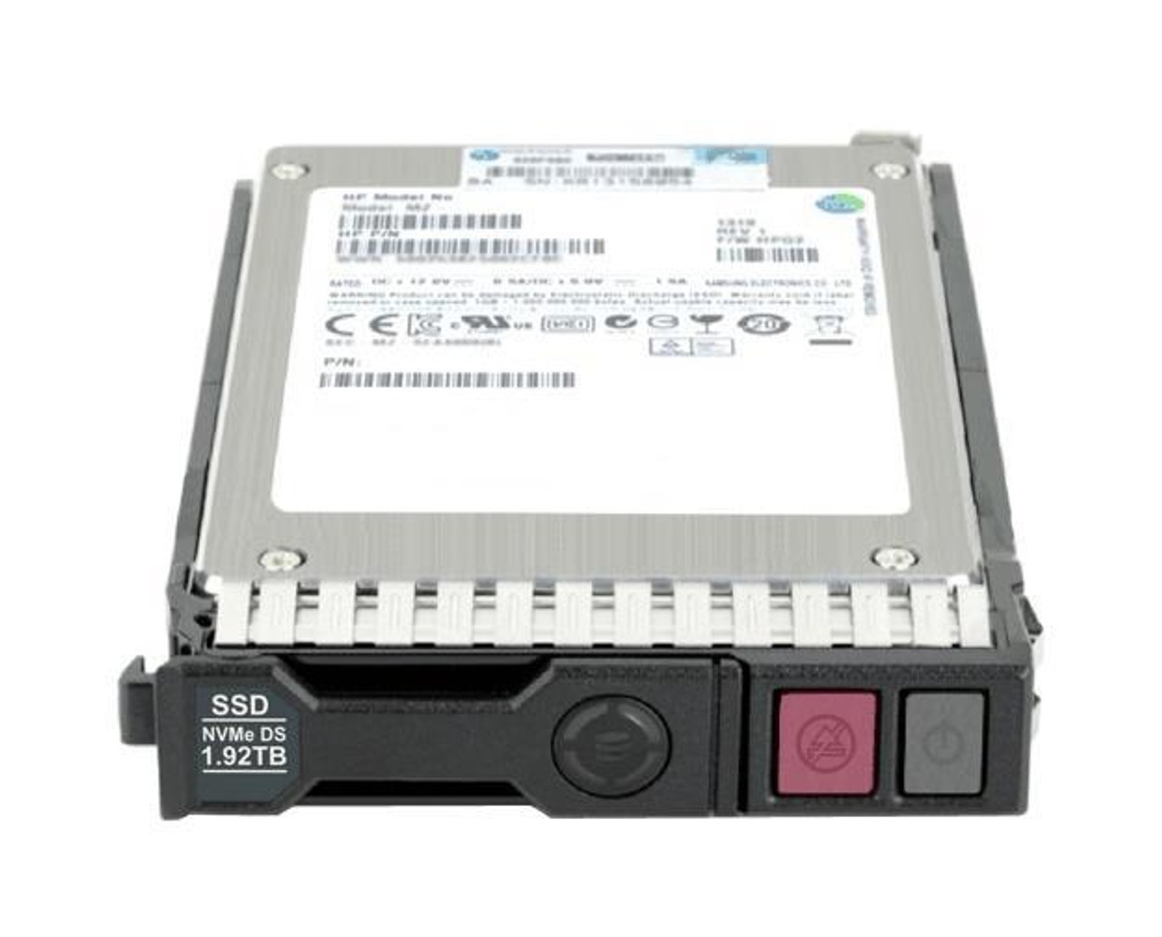 P16501-H21 HPE 1.92TB PCI Express NVMe Read Intensive U.3 2.5-inch Internal Solid State Drive (SSD) with Smart Carrier