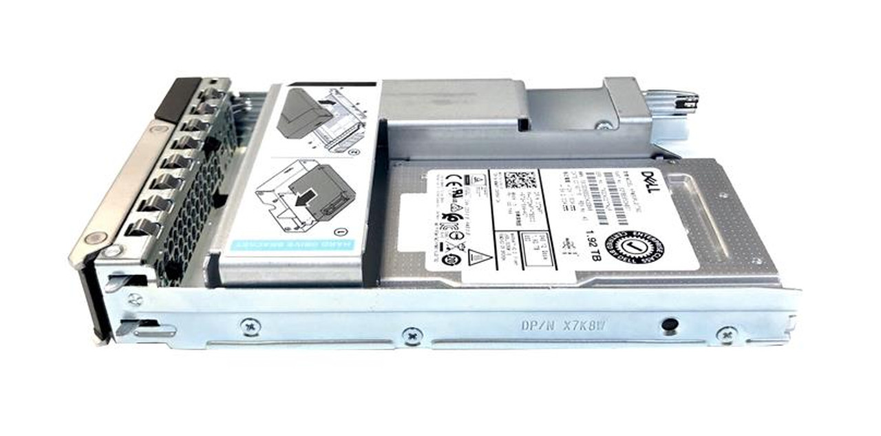 9FNT1 Dell 1.92TB SAS 12Gbps 512e Mixed Use 2.5-inch Internal Solid State Drive (SSD) with 3.5-inch Hybrid Carrier