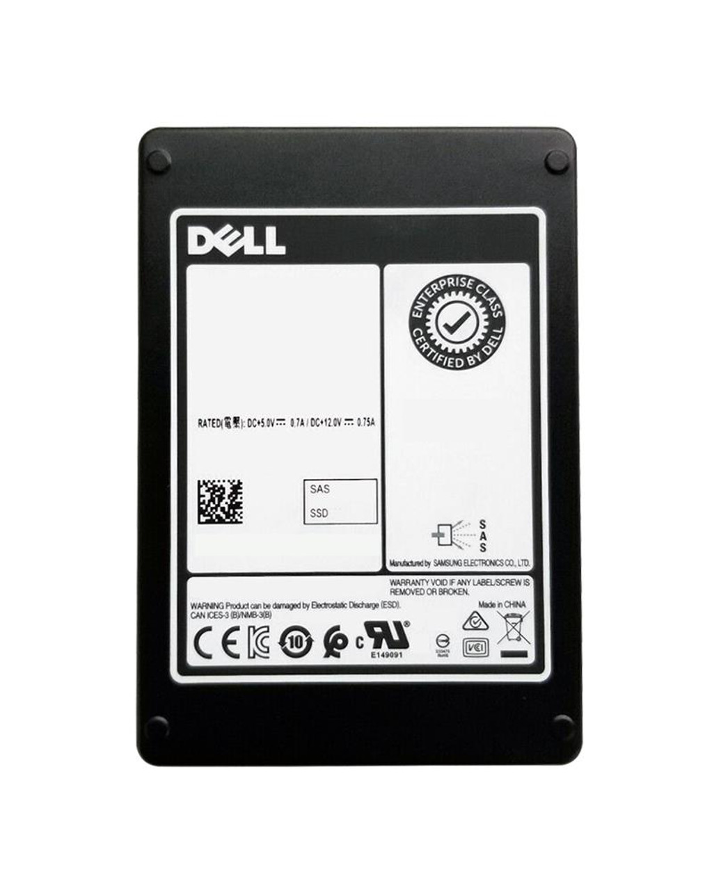 400-BCPV Dell 960GB TLC SAS 12Gbps Mixed Use 2.5-inch Internal Solid State Drive (SSD)
