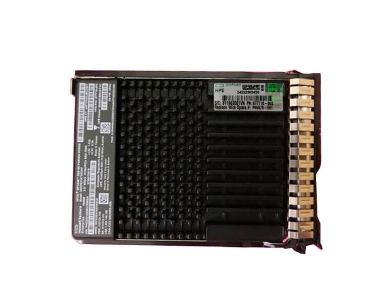P06979-001 HP 750GB PCI Express 3.0 x4 NVMe Write Intensive U.2 2.5-inch Internal Solid State Drive (SSD) with Smart Carrier