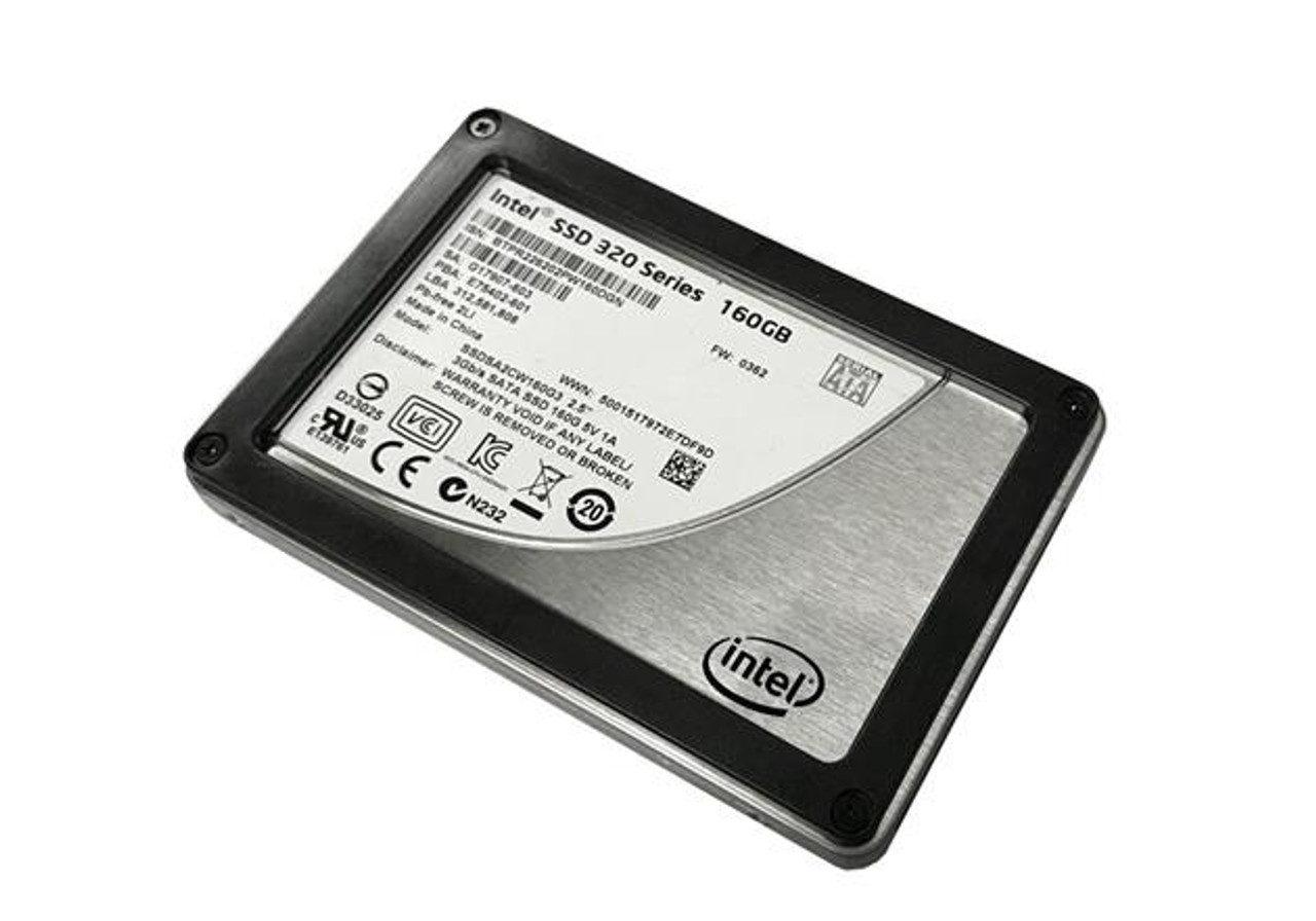 SSDA2BW160G3H Intel 320 Series 160GB MLC SATA 3Gbps 2.5-inch Internal Solid State Drive (SSD)
