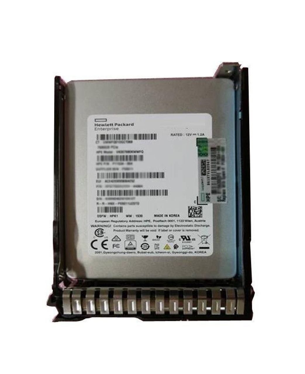 P13662-B21#0D1 HPE 1.92TB SATA 6Gbps Mixed Use 2.5-inch Internal Solid State Drive (SSD) with Smart Carrier