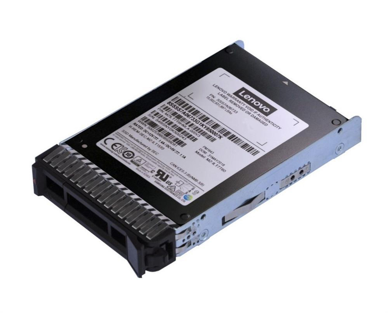 01PG652 Lenovo 3.84TB SAS 12Gbps 1DWPD HS 2.5-inch Internal Solid State Drive (SSD)