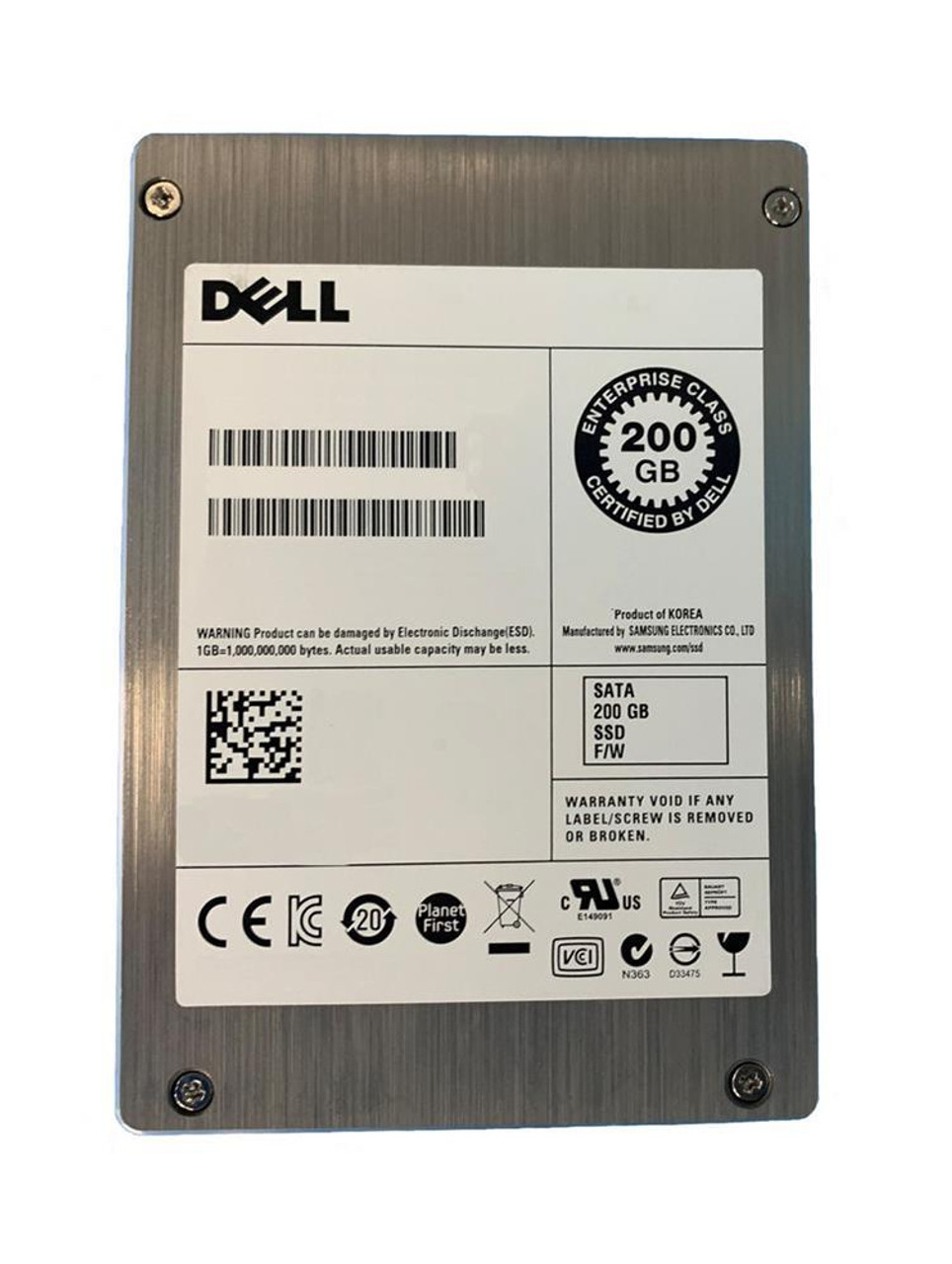 0XRVFK Dell 200GB MLC SAS 12Gbps Mixed Use 2.5-inch Internal Solid State Drive (SSD)