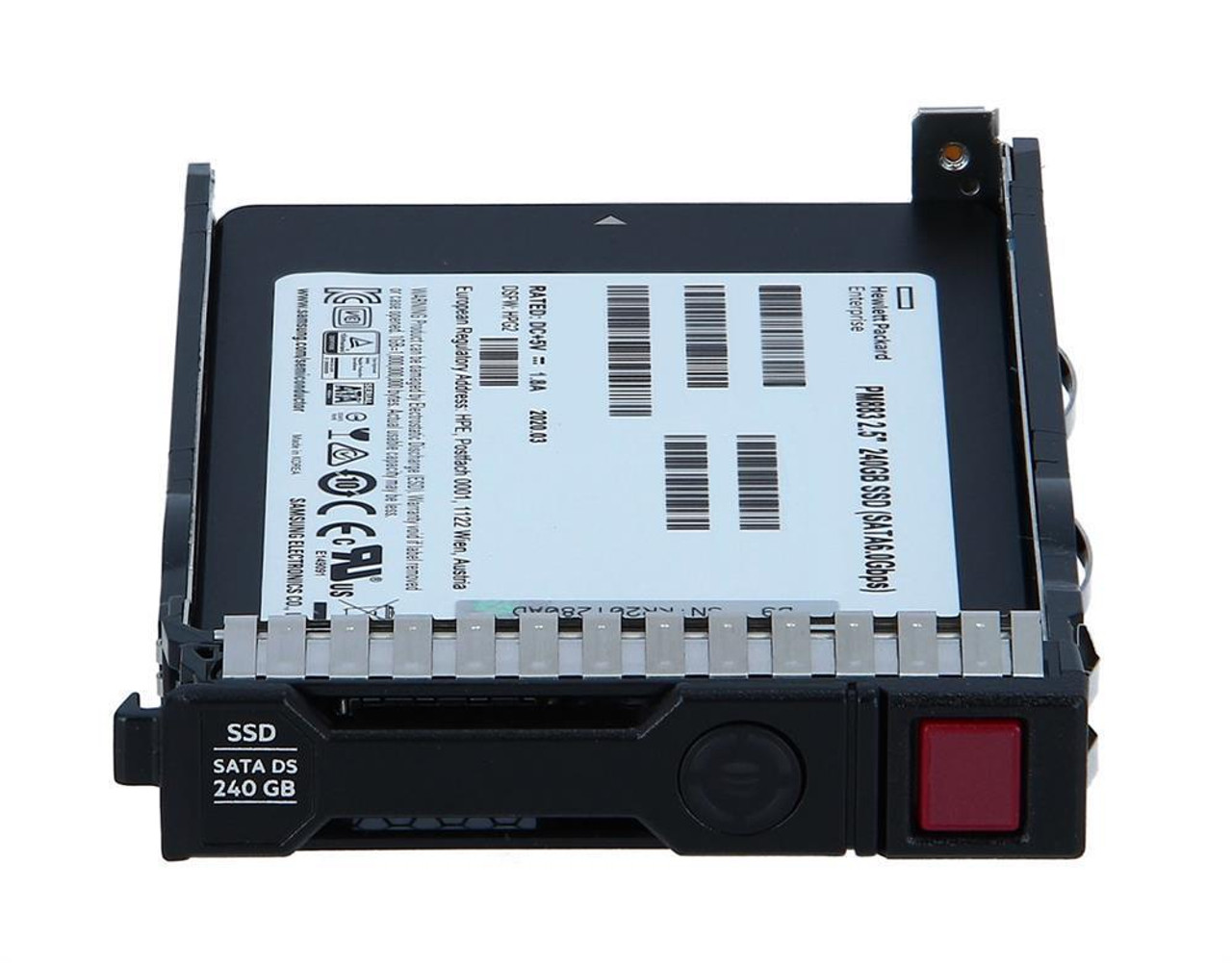 868814R-B21#0D1 HPE 240GB SATA 6Gbps Read Intensive 2.5-inch Internal Solid State Drive (SSD) with Smart Carrier