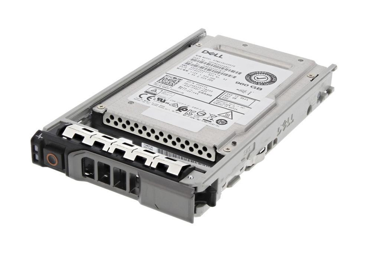 H8X3X Dell 960GB SAS 12Gbps Read Intensive 512e 2.5-inch Internal Solid State Drive (SSD)