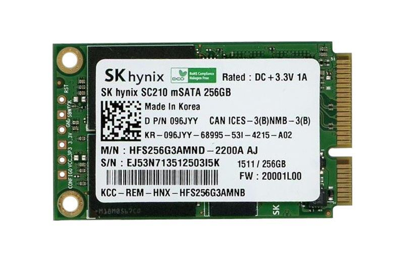 HFS256G3AMND-2200A Hynix 256GB MLC SATA 6Gbps mSATA Internal Solid State Drive (SSD)