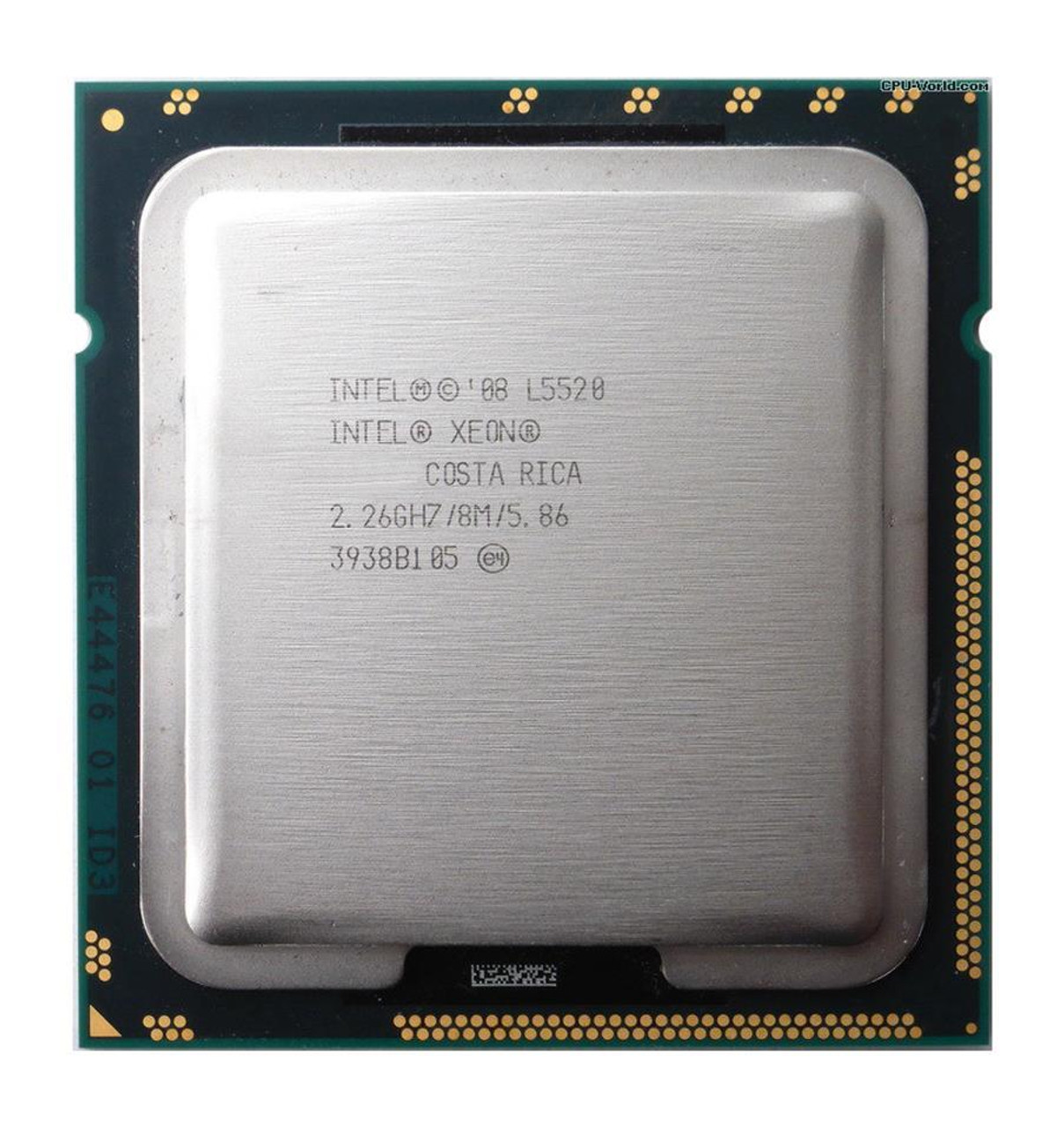 L5520 Intel Xeon L5520 Quad-Core 2.26GHz 5.86GT/s QPI 8MB L3 Cache Processor