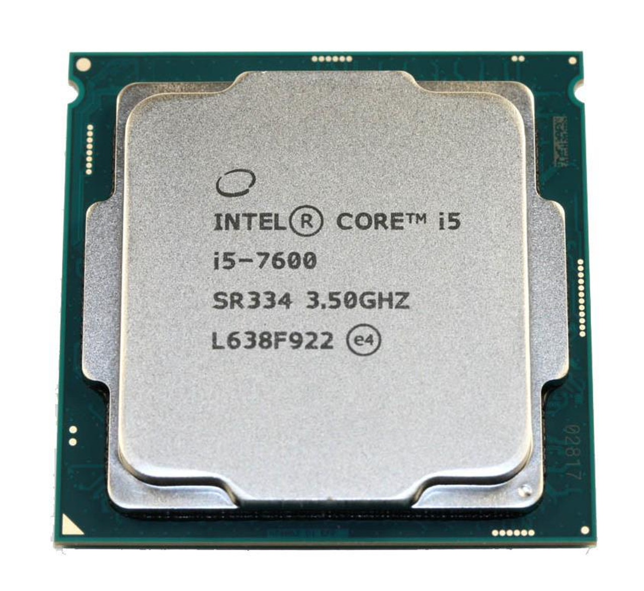 SR334 Intel Core i5-7600 Quad-Core 3.50GHz 8.00GT/s DMI3 6MB L3 Cache  Socket LGA1151 Processor