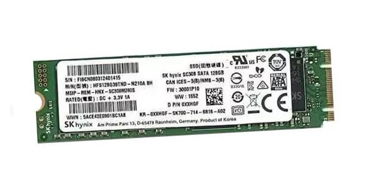 HFS128G39TND-N210 Hynix 128GB MLC SATA 6Gbps M.2 2280 Internal Solid State Drive (SSD)