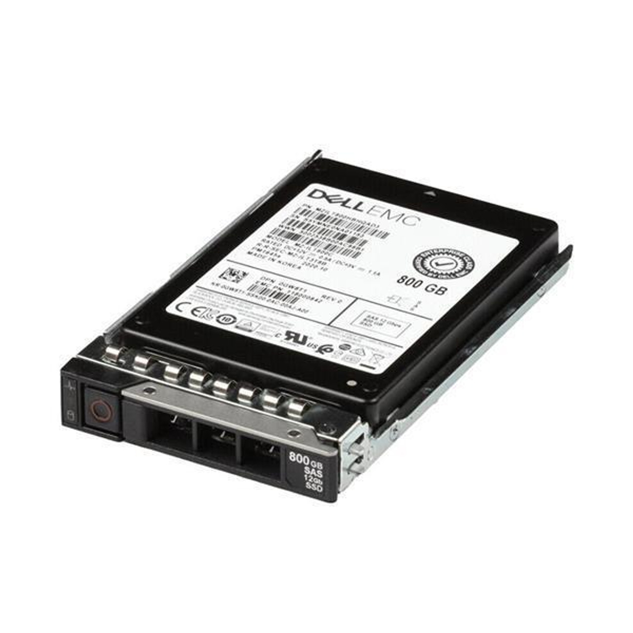 002CY7 Dell 800GB SAS Mix Use Mlc 12Gbps 2.5 Inch Hot Pluggable Solid State Drive