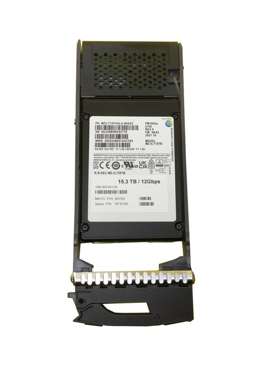 108-00530 NetApp Ssd 15.3TB 12G Ds224C