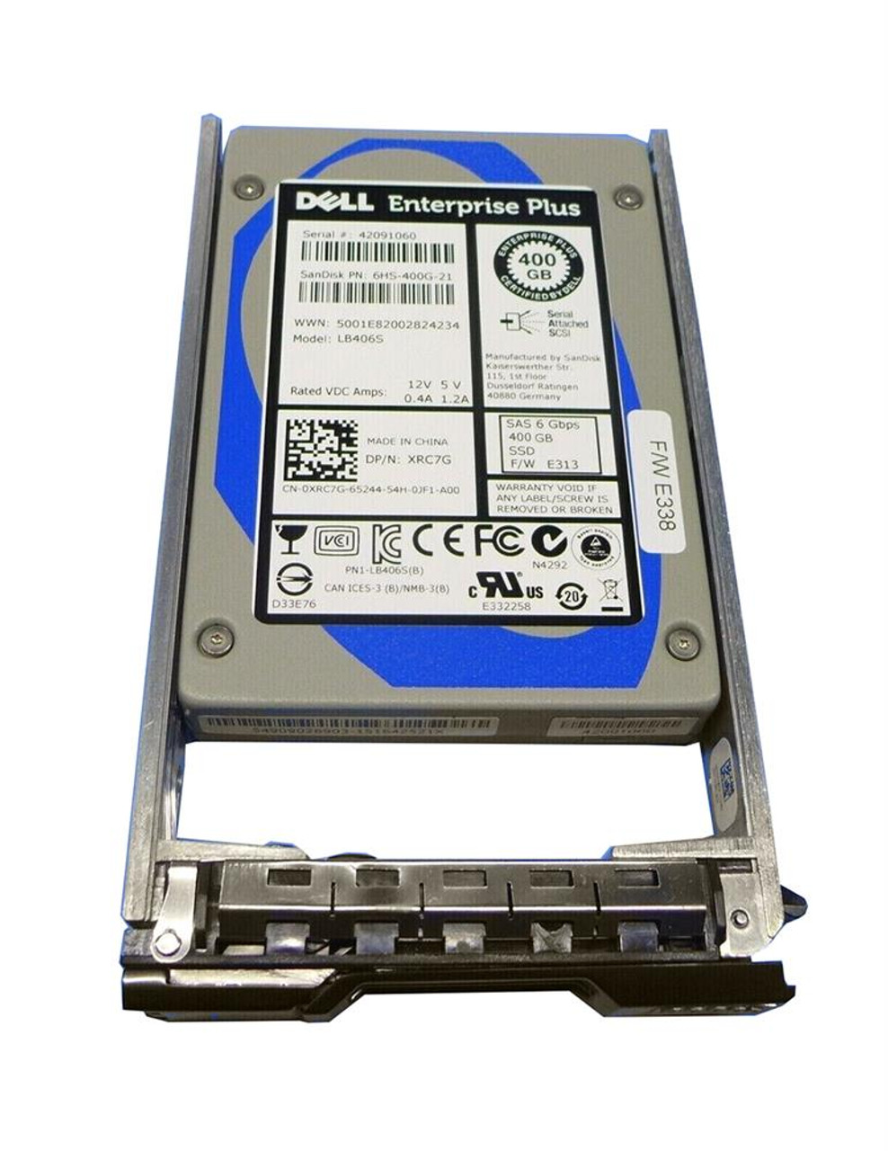 6HS-400G-21 Dell 400GB SAS 6Gbps 2.5 SSD