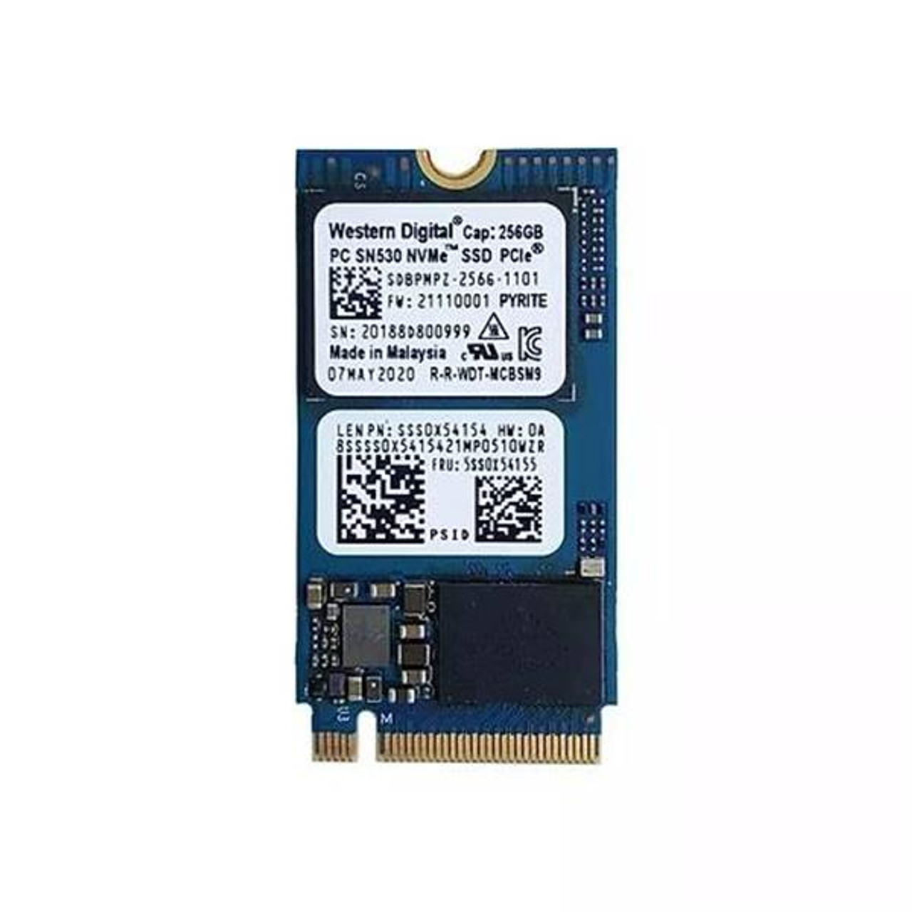 Christchurch sikkert Vandt SDBPMPZ-256G-1101 Western Digital PC SN530 256GB TLC PCI Express 3.0 x4  NVMe M.2