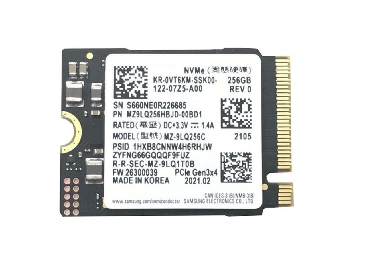 WYTPM Dell 256GB SSD Nvme M.2 End Point