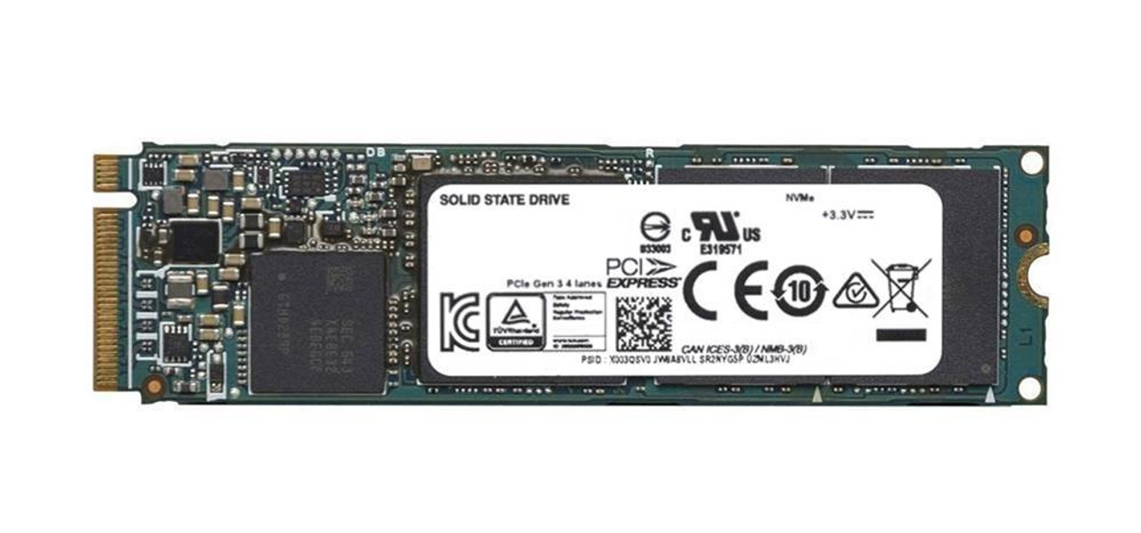 D1F4K Dell 2TB Class 40 PCI Express 3.0 x4 NVMe M.2 2280 Internal Solid State Drive (SSD)