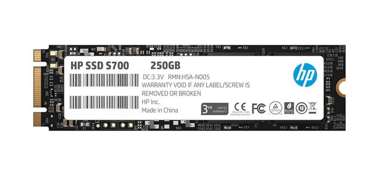 2LU79AA#ABC HP S700 250GB TLC SATA 6Gbps M.2 2280 Internal Solid State Drive (SSD)