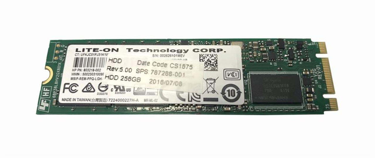 787288-001 HP 256GB TLC SATA 6Gbps M.2 2280 Internal Solid State Drive (SSD)