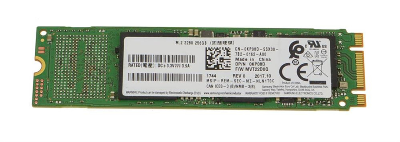 0KP08D Dell 256GB SATA 6Gbps M.2 2280 Internal Solid State Drive (SSD)