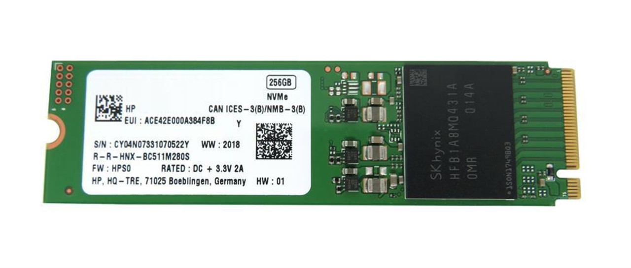 L85354-005 HP 256GB M.2 2280 PCIe NVMe Internal Solid State Drive (SSD)