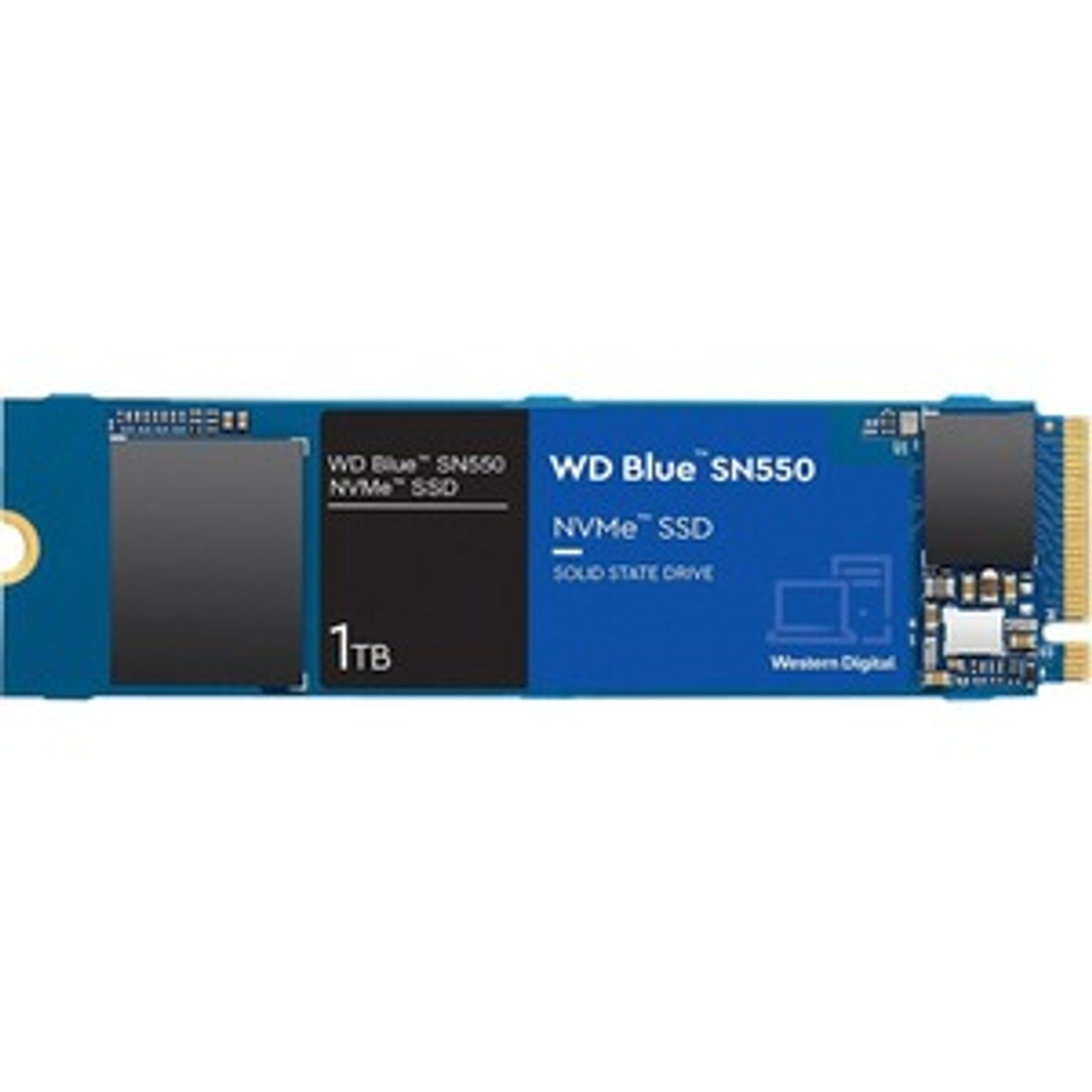 WDS100T2B0C Western Digital Blue SN550 1TB TLC PCI Express 3.0 x4 NVMe M.2 2280 Internal Solid State Drive (SSD)
